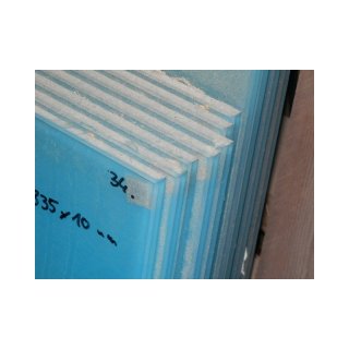 B10101 | Glasscheibe 956x835x10 blau Einscheiben-Sicherheitsglas