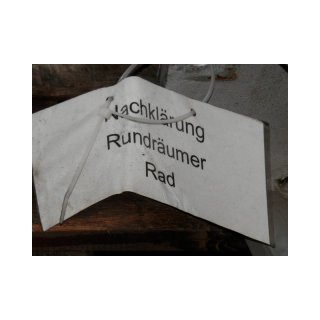 B12112 | Rad Räder für Rundräumer Kläranlage Schwerlastrollen DN 680 x 200 mm