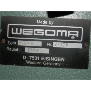 B12872 | Kopierfräsmaschine Wegoma KF226 gebraucht