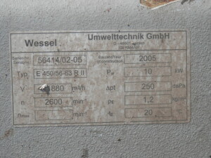 Grain, pellets cooler-heater system used B12994