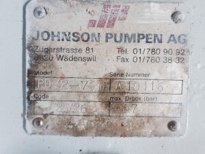 B13566 Edelstahl Lebensmittel Drehkolbenpumpe mit Abdeckung 5,5 Kw