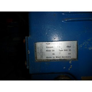B13898 Vakuumpumpe 1,5 kW 063-138
