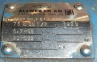 Schneckenpumpe 6,7 - 58 l/min 1,1 kW gebraucht B14279