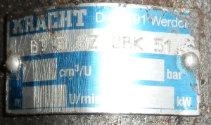 B14309 Gear pump BT3 BZ CBK 51