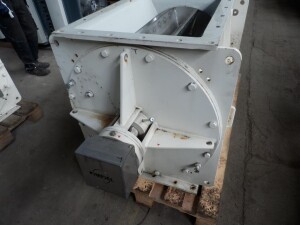 B14403 Stainless steel rotary valve 800 x 500 mm, 7.5 kW