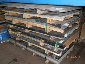 Edelstahlbleche 1.4301 - 2500x1250x8 mm