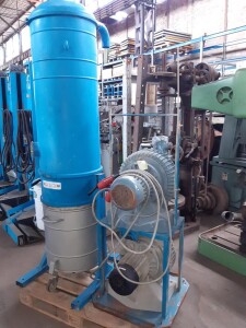 Absauganlage mit 2 Seitenkanalpumpen je 5,5 kW gebraucht...