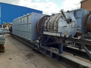 Rotary kiln gas 650° used B15441