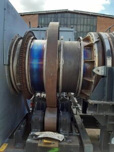Rotary kiln gas 650° used B15441