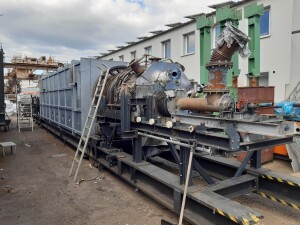 Rotary kiln gas 650° used B15441