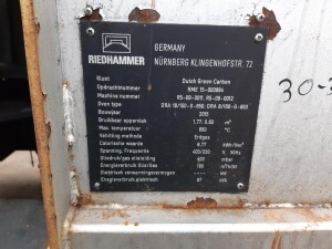 Rotary kiln gas 650° used B15441