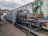 Rotary kiln gas 650° used B15441