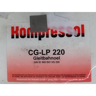 Gleitöl Bettbahnöl KOMPRESSOL CG-LP 220 B15462