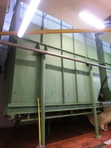 Pomace silo  Receiving hopper 12.5 t with scraper chain...