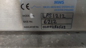 Pallet scale 300 - 3000 kg used B15740