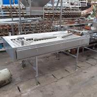 Roller conveyor driven 2.4 x 0.9 m used B15851