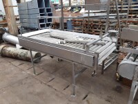 Roller conveyor driven 2.4 x 0.9 m used B15851