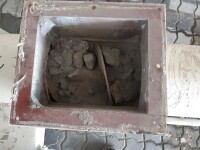 Pipe auger approx. 1.7 m Ø approx. 260 mm used B15998