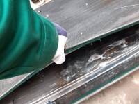 Conveyor belt approx. 1.5 x 1.5 m used B16037