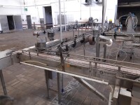 Plastic link belt conveyor 18 m used B16099