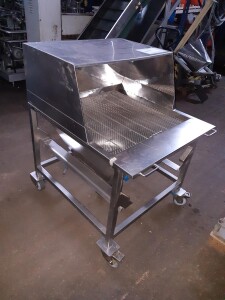 Edelstahl Sack Aufgabestation Annahmestation mobil...