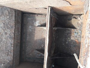 Rotary valve Ø 700 mm used B16458