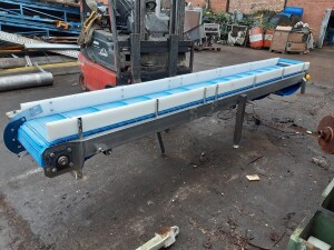 Conveyor belt plastic stainless steel approx. 2.4 x 0.35...