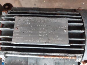 Conveyor belt plastic stainless steel approx. 2.4 x 0.35 m used B16796