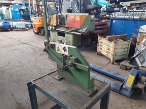 Hand lever shears 8 mm used B16997