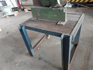 Hand lever shears 8 mm used B16997
