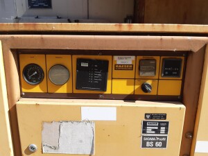 Screw compressor KAESER BS 60, 37 kW used B17035