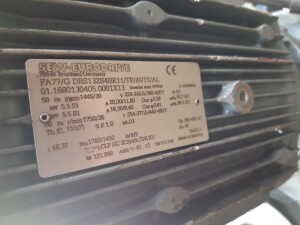 Getriebemotor mit Bremse 5,5 kW 30 U/min gebraucht B17047