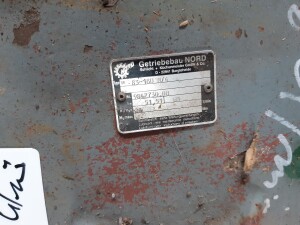Geared motor 18.5 kW 28 rpm used B17106