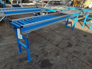 Roller conveyor 3 x 0.45 m used B17154