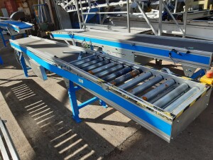 Förderband mit Rollenbahn 4 x 0,5 m gebraucht B17158