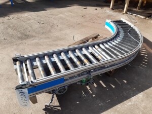 Roller conveyor 90° curve 2.2 m driven used B1759