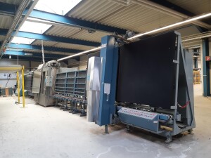Production line for laminated glass used B17160