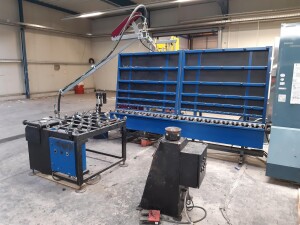 Production line for laminated glass used B17160