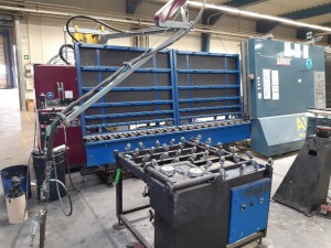 Production line for laminated glass used B17160