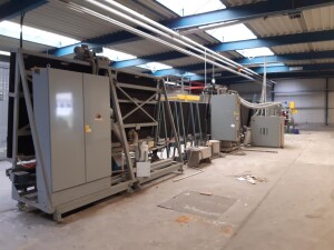 Production line for laminated glass used B17160