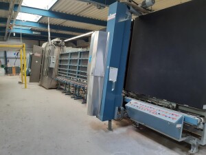 Production line for laminated glass used B17160