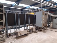 Production line for laminated glass used B17160
