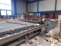 Cutting machine for laminated glass used B17163