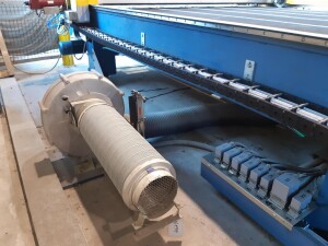 Cutting machine for laminated glass used B17164