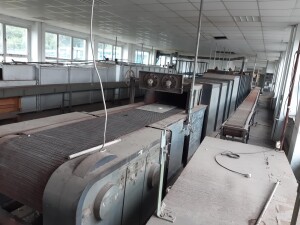 Belt kiln, tunnel kiln approx. 13 m used B17170