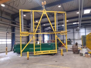 Krantraverse für Glas und Platten 5800kg gebraucht...