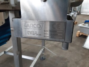 Stainless steel conveyor belt approx. 1.2 m used B17224