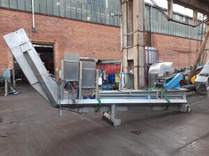 Elevator belt conveyor for food 6 m used B17225