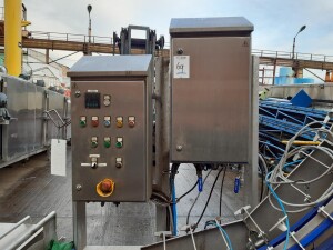 Elevator belt conveyor for food 6 m used B17225