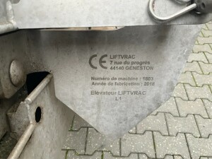 Elevator Bandförderer für Lebensmittel 7 m gebraucht B17229
